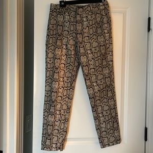 Zara snake print pants